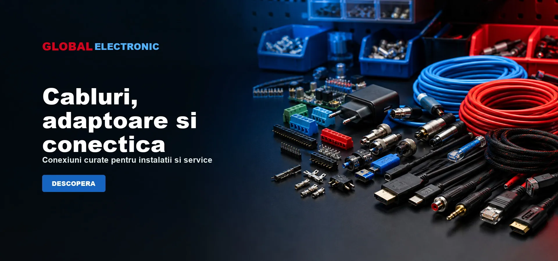 Cabluri, adaptoare si conectica