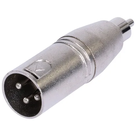 Adaptor XLR Tata - RCA Tata Metal