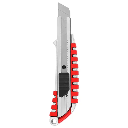 Cutter Aluminiu Cauciucat cu Buton Blocare - 18MM