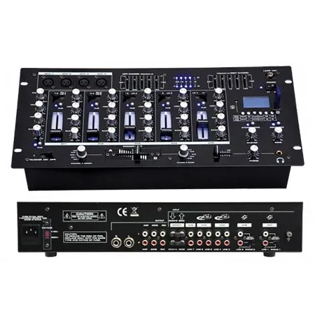 Mixer cu Bluetooth 6 Canale 14 Intrari