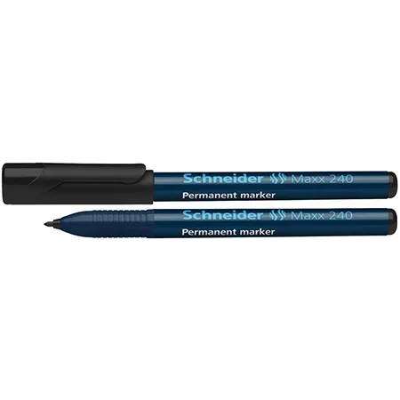 Marker Permanent 240 Varf Rotund 2MM Negru Schneider