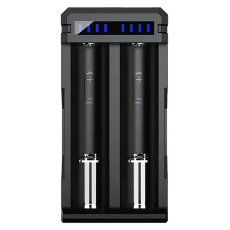 Incarcator Acumulatori 3.7V USB-C SC2 Xtar