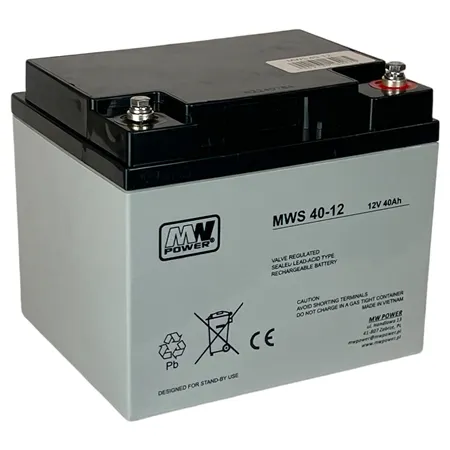 Acumulator Stationar Agm Vrla 12V 40AH Mws