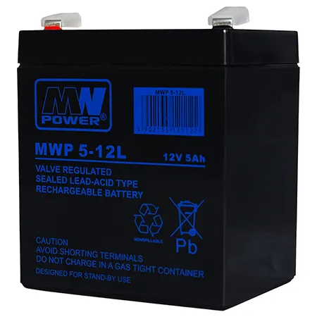 Acumulator Stationar Agm Vrla 12V 5AH Mwp