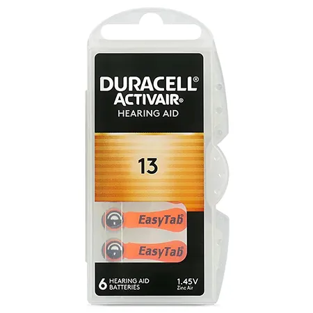 Baterie Auditiva Duracell 13 Blister 6 Buc