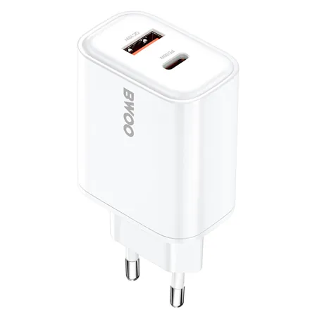 Incarcator Retea 1X USB 1XUSB-C Fast Charging PD 36W - Alb