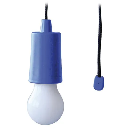 Lampa LED Retro cu Baterii - Albastru