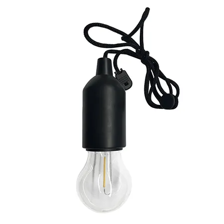 Lampa LED Retro cu Filament cu Baterii - Negru