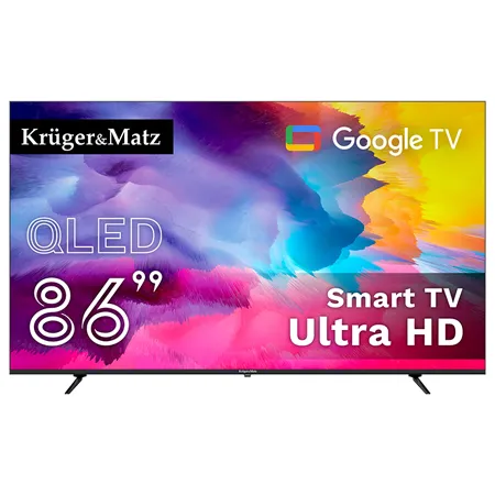 Google Smart TV Qled 86INCH 218CM H265 HEVC Kruger Matz