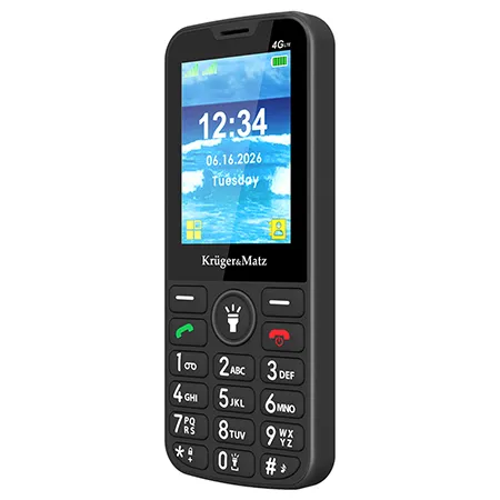 Telefon Gsm Seniori 4G Buton Sos Kruger Matz