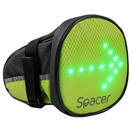Geanta Bicicleta cu Semnalizare LED Spacer