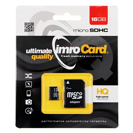 Micro SD 16GB CL 10 UHS-1 + Adaptor SD