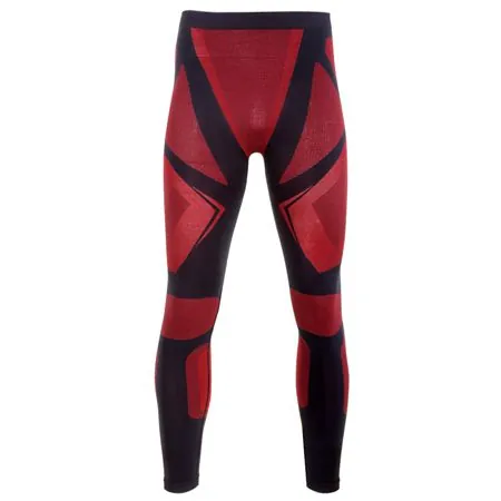 Pantalon de Corp Termoactiv / Negru-Rosu - L/XL