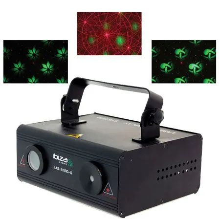 Laser 150MW Red + 60MW Green DMX Graphic