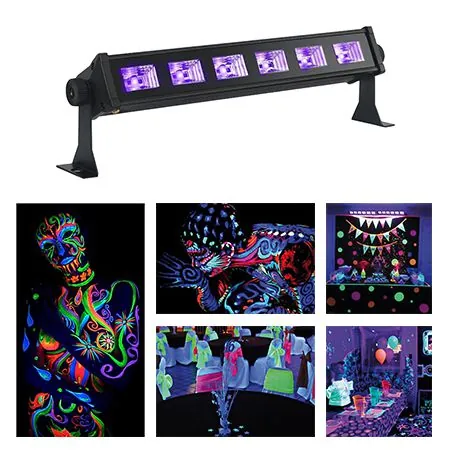 LED Bar UV 6 X 3W