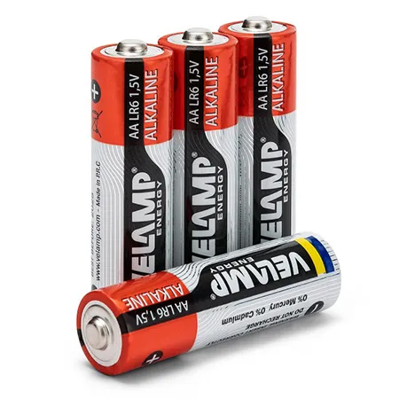 Set 4 Baterii Alcaline LR6 AA 1.5V Velamp