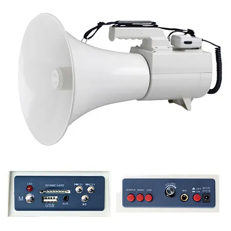 Megafon Profesional 45W cu USB/Sd + Sirena
