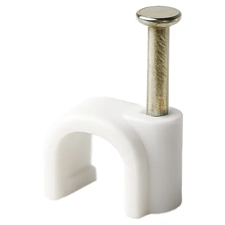 Set 50 Buc Cleme Plastic 16MM - Alb