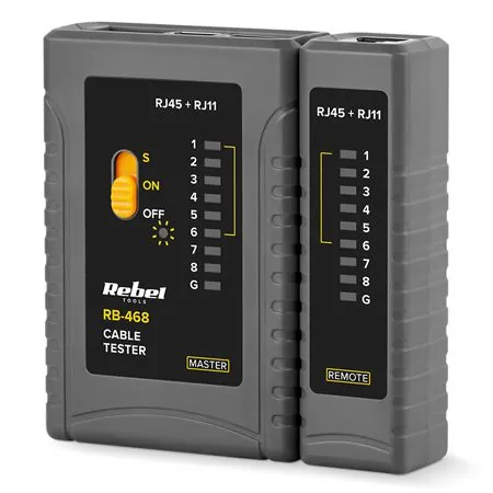 Tester Cablu RJ11 RJ12 RJ45 Rebel