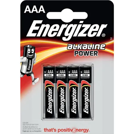 Set 4 Baterii Alcaline Energizer LR3 AAA