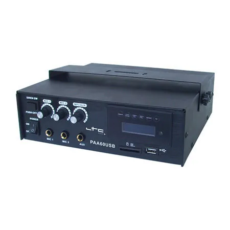 Amplificator Pa 60W cu USB/SD-MP3