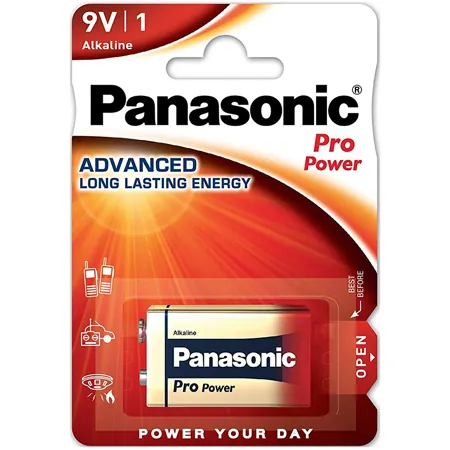 Baterie 9V Blister 1 Pro Power Panasonic