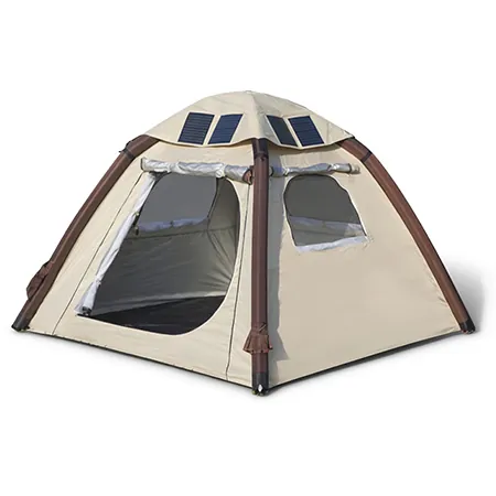 Cort Camping Solar 52W 2000MAH 2-3 Persoane