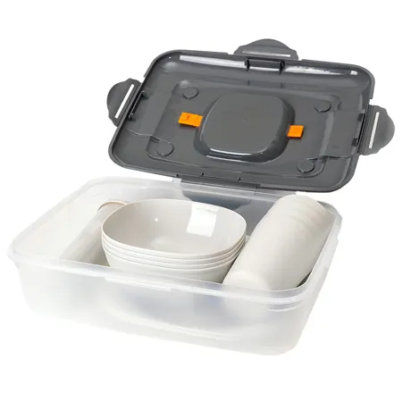 Set Picnic Camping 4 Persoane 26 Piese