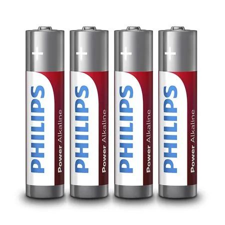 Baterie Power Alkaline LR3 AAA Folie 4 Buc Philips