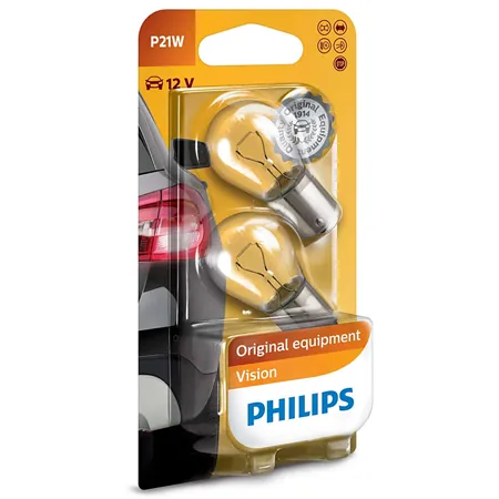 Set 2 X Bec Auto 12V 21W Philips