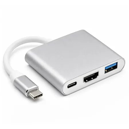 Hub USB-C 3IN1 HDMI 4K USB-A 3.2 USB-C Pd 100W