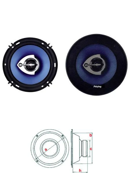 Set Difuzoare Auto 6  100W