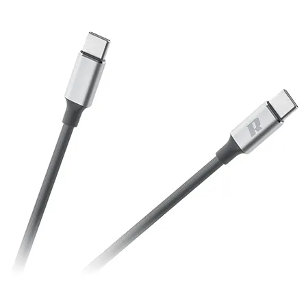 Cablu USB Tip C - USB Tip C 65W 100 CM Negru Rebel