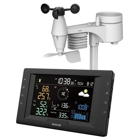 Statie Meteo Profesionala Wireless 5 in 1 Sencor