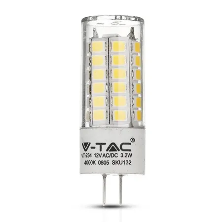 Bec LED G4 3.2W 6400K Alb Rece