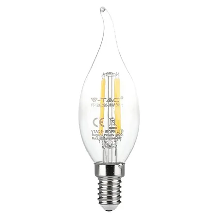 Bec E14 cu Filament LED 4W 3000K