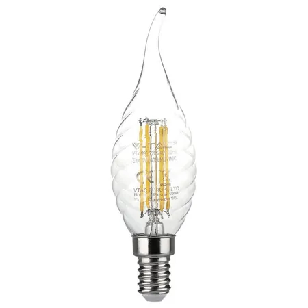 Bec E14 cu Filament LED 4W 6500K Model Spirala