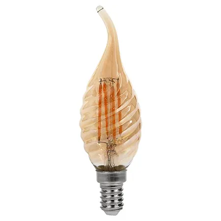 Bec LED E14 4W cu Filament 2200K Alb Cald