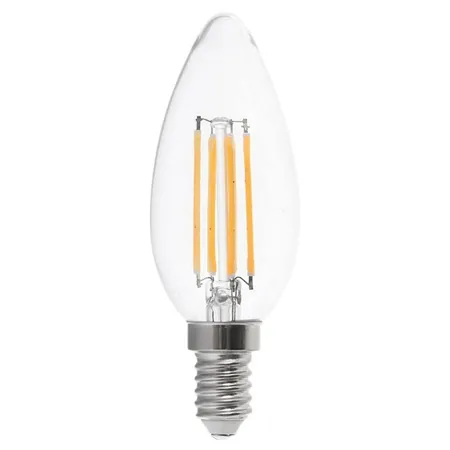 Bec LED E14 6W cu Filament 4000K Alb Neutru