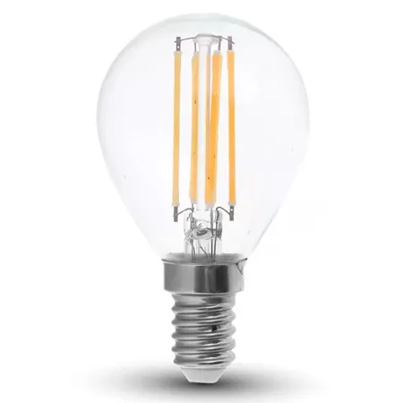 Bec E14 P45 cu Filament LED 6W 6400K