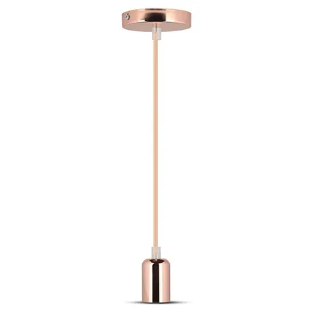 Pendul Tavan Soclu E27 Metal Gold Rose