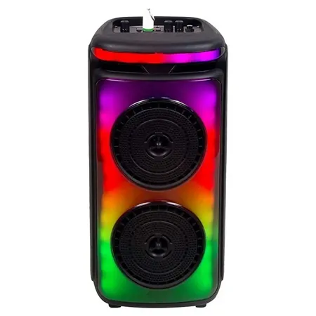 Boxa Portabila 2X6" 50W Rms BT/Fm/Aux