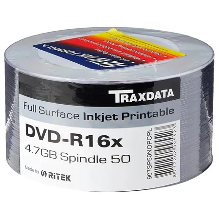 Dvd-R 4.7GB 16X Printabil Set 50 Buc Traxdata