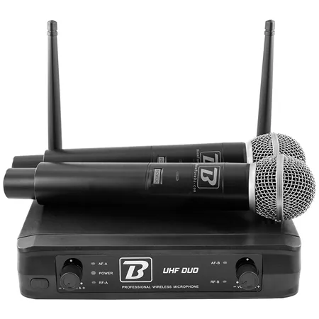 Statie 2 Microfoane UHF Wireless 663.5MHZ/682.2MHZ