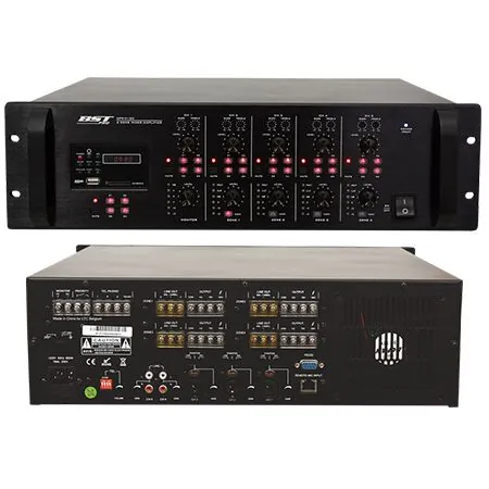 Mixer cu Amplificare 70V-100V 4X120W