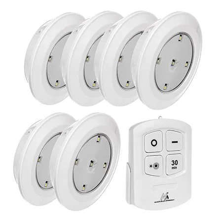Set 6 Lampi LED cu Telecomanda MCE0165