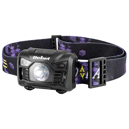 Lanterna Frontala LED 3W Accu 120LM Rebel
