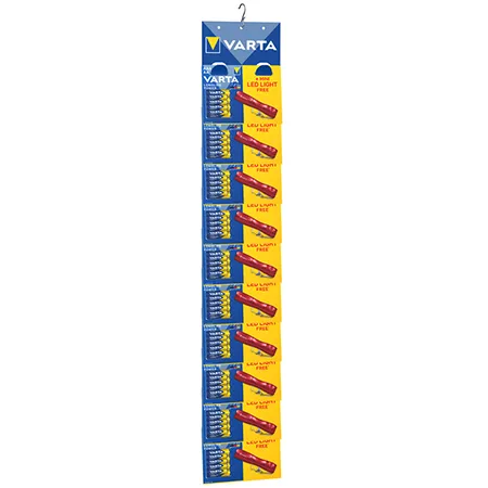Display Longlife Power 4XAA/Aaa+Mini LED Ligh