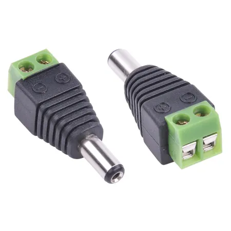 Mufa Alimentare DC 2.1/5.5 Tata cu Prindere