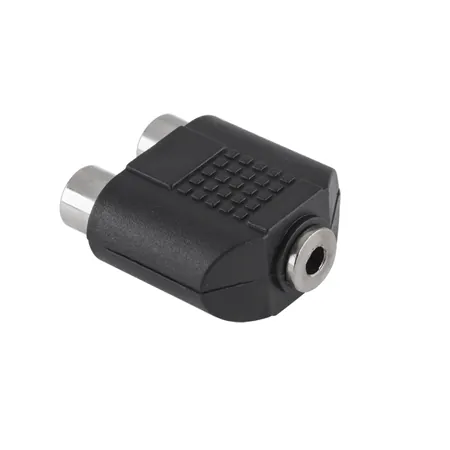 Adaptor 3.5 Mama - 2X RCA Mama